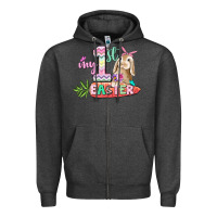 Charcoal Heather My first Easter Day Zipper Hoodie - CowGirlArtShop