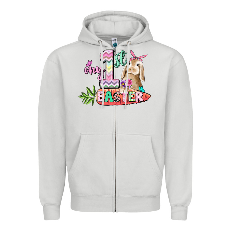 My First Easter Day Zipper Hoodie by CowGirlArtShop | Teevron