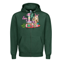 Sports Green My first Easter Day Zipper Hoodie - CowGirlArtShop