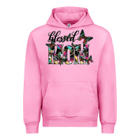 Fuchsia Pink blessed mom Urban Hoodie - SublimationCraftShop