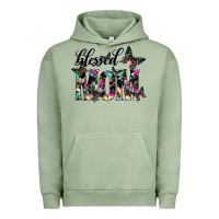 Pigment Oil Green blessed mom Urban Hoodie - SublimationCraftShop