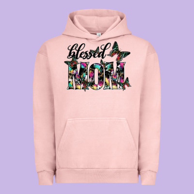 Blessed Mom Urban Hoodie Designed By Sublimationcraftshop