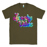 Army Green spooky vibes Classic Tee - JahusDesignShop