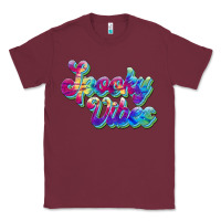 Burgundy spooky vibes Classic Tee - JahusDesignShop