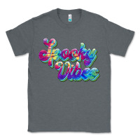 Charcoal Heather spooky vibes Classic Tee - JahusDesignShop