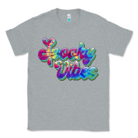 Heather Grey spooky vibes Classic Tee - JahusDesignShop