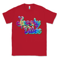 Red spooky vibes Classic Tee - JahusDesignShop