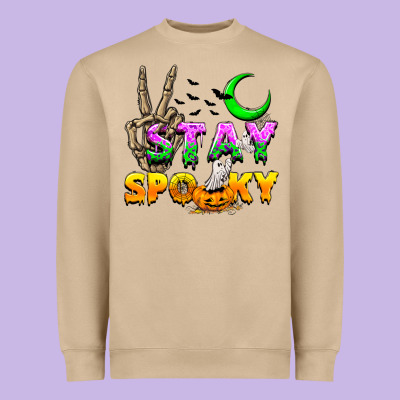 Stay Spooky Heavyweight Sweatshirt Designed By Nancycooperartshop