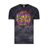 Cloud Black mardi gras Vintage Tee - LillyAllenDesigns