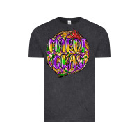 Vintage Black mardi gras Vintage Tee - LillyAllenDesigns
