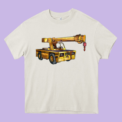 Carry Deck Crane Heavy Core Tee Designed By Lillyallendesigns