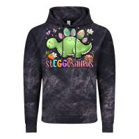 Cloud Black easter stegosaurus delight Vintage Hoodie - LillyAllenDesigns