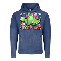 Vintage Denim easter stegosaurus delight Vintage Hoodie - LillyAllenDesigns