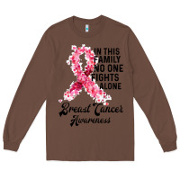Chestnut in this family fights alone breast cancer awareness Long Sleeve Tee - Bettercallsaul