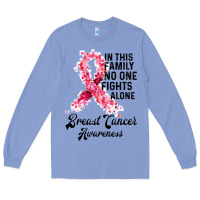 Colony Blue in this family fights alone breast cancer awareness Long Sleeve Tee - Bettercallsaul