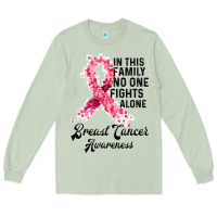 Matcha in this family fights alone breast cancer awareness Long Sleeve Tee - Bettercallsaul
