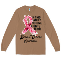Toasted Coconut in this family fights alone breast cancer awareness Long Sleeve Tee - Bettercallsaul