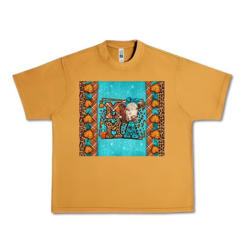 Western Fall Cow Mama Urban Heavy Tee by LillyAllenDesigns | Teevron