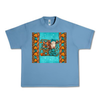 Pebble Blue Western Fall Cow Mama Urban Heavy Tee - LillyAllenDesigns