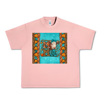 Salmon Western Fall Cow Mama Urban Heavy Tee - LillyAllenDesigns