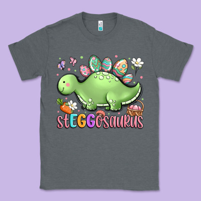 Easter Stegosaurus Delight Classic Tee Designed By Lillyallendesigns