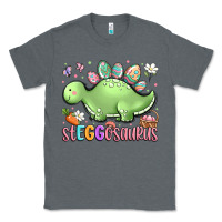 Charcoal Heather easter stegosaurus delight Classic Tee - LillyAllenDesigns