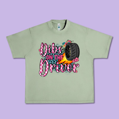 Dibs On The Driver Urban Heavy Tee Designed By Jahusdesignshop