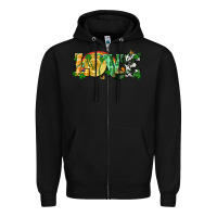 Black Western love St. Patrick's Day p Zipper Hoodie - CowGirlArtShop