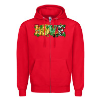 Red Western love St. Patrick's Day p Zipper Hoodie - CowGirlArtShop