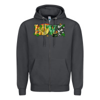 Smoke Western love St. Patrick's Day p Zipper Hoodie - CowGirlArtShop