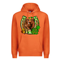 Carrot St. Patrick's Day horse horseshoe Premium Hoodie - OliviaCreatesArt