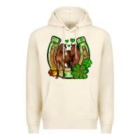Sandshell St. Patrick's Day horse horseshoe Premium Hoodie - OliviaCreatesArt