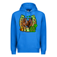 True Royal St. Patrick's Day horse horseshoe Premium Hoodie - OliviaCreatesArt
