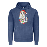 Vintage Denim christmas ragdoll cat Vintage Hoodie - LillyAllenDesigns