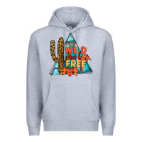 Heather Grey Wıld and Free Premium Hoodie - JahusDesignShop