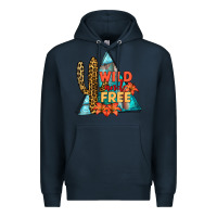 Navy Wıld and Free Premium Hoodie - JahusDesignShop
