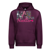 Mauve Wine Nail hustler Urban Hoodie - SublimationCraftShop