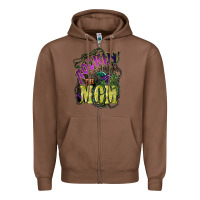 Chestnut Rockin the mom Mother's Day Zipper Hoodie - HowdyJamesFarm
