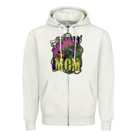 Rockin The Mom Mother's Day Zipper Hoodie | Teevron