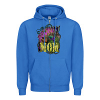 True Royal Rockin the mom Mother's Day Zipper Hoodie - HowdyJamesFarm
