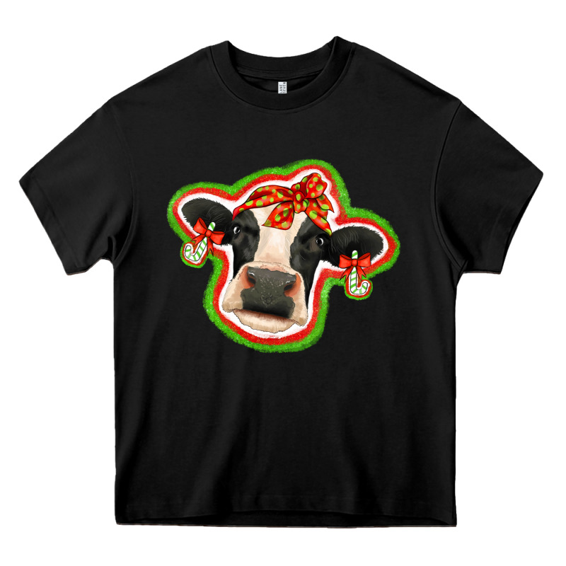 Christmas Heifer Heavy Core Tee by Jasminsmagicworld | Teevron