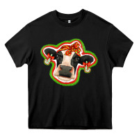 Black christmas heifer Heavy Core Tee - Jasminsmagicworld