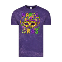 Cloud Purple mardi gras mask Vintage Tee - LillyAllenDesigns