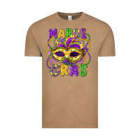 Vintage Coffee mardi gras mask Vintage Tee - LillyAllenDesigns