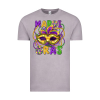 Mardi Gras Mask Vintage Tee | Teevron