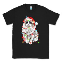 Black christmas ragdoll cat Classic Tee - LillyAllenDesigns