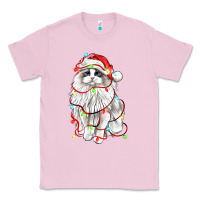 Bubblegum Pink christmas ragdoll cat Classic Tee - LillyAllenDesigns