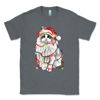 Charcoal Heather christmas ragdoll cat Classic Tee - LillyAllenDesigns