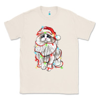 Natural christmas ragdoll cat Classic Tee - LillyAllenDesigns