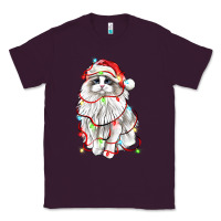 Plum christmas ragdoll cat Classic Tee - LillyAllenDesigns